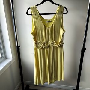 Ricki's Yellow Jersey Knit Dress  XL
